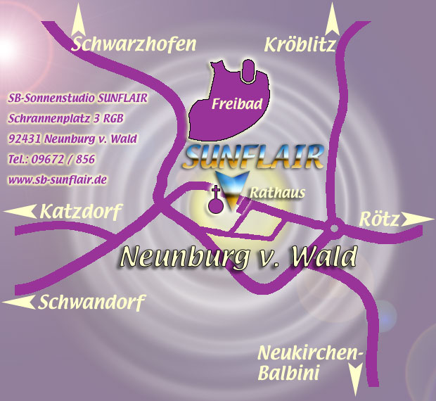 Anfahrt SUNFLAIR